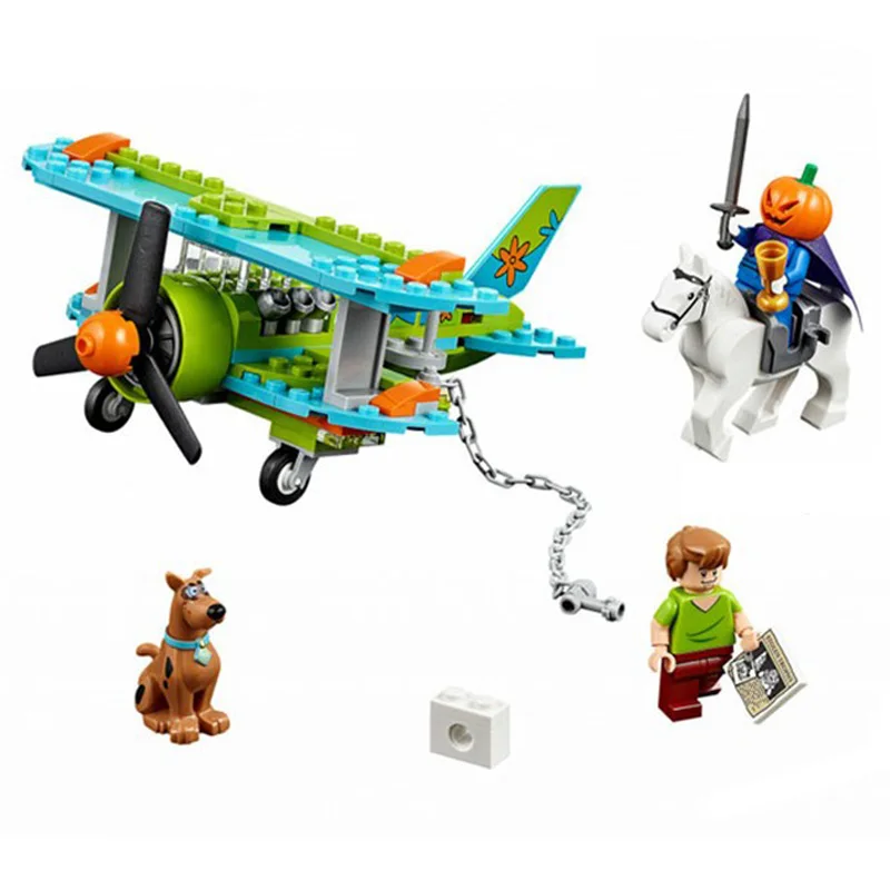 

10429 Scooby Doo Mummy Museum Mysterious Plane Building Block Kids toys Christmas gifts Compatible with Legoe