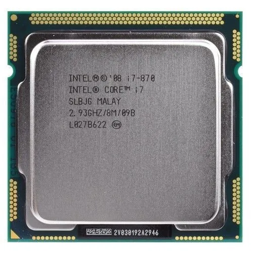 Core i7 870 2.93 GHz Quad-Core L3 8M Processor Socket 1156 CPU SLBJG 95W cpu computer