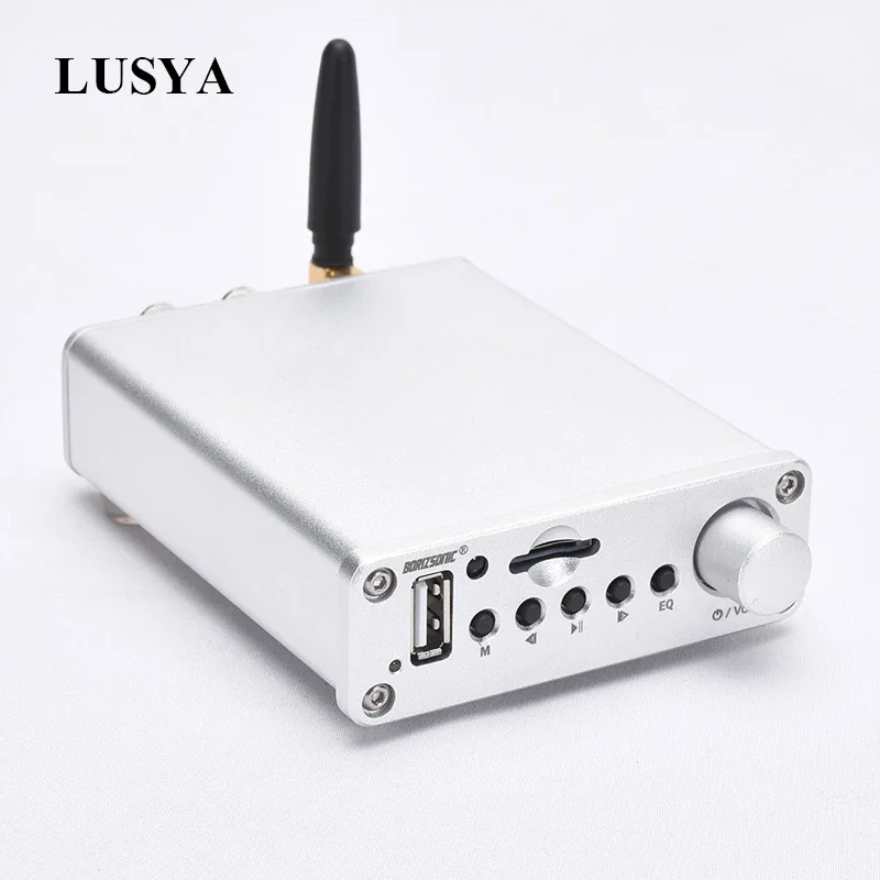 

Lusya TPA3116 Bluetooth 5.0 Digital audio power Amplifier 50W*2 AUX TF USB input DC 15-24V T0711