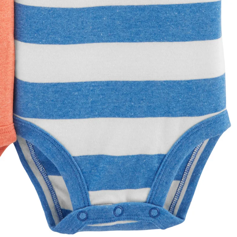 Carters 5 Pack полосатый Оригинальное боди мода принт сплошной ребенок мальчик одежда