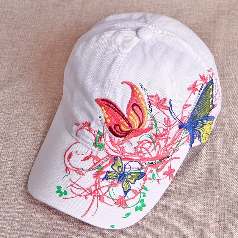 Летняя кепка с цветочным принтом пчелы, s, бейсболка в стиле хип-хоп, Женская кепка, хлопковая кепка с цветочной вышивкой, женская кепка белого цвета