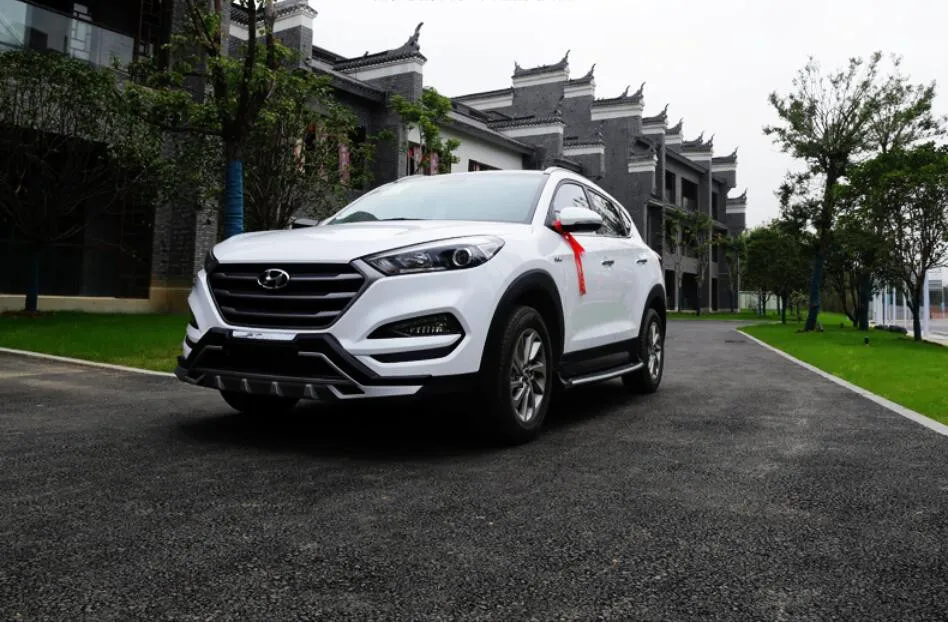 Для hyundai Tucson ходовые панели авто боковые шаг бар педали Высокое качество зерна дизайн Nerf бар