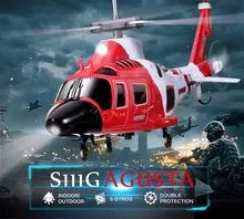 Vente chaude 100% D’origine SYMA S111G 3.5CH RC marines hélicoptère avec Gyro Incassable LED Lumières drone facile contrôle Toys