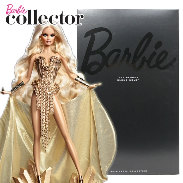 Original Barbie Limited Collection Doll The Blonds Blond Gold Barbie Doll X8263 Kids Toys Girls Holiday Gift - - AliExpress