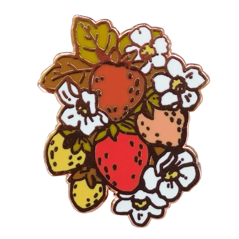 

Kitsch Strawberry Enamel Pin