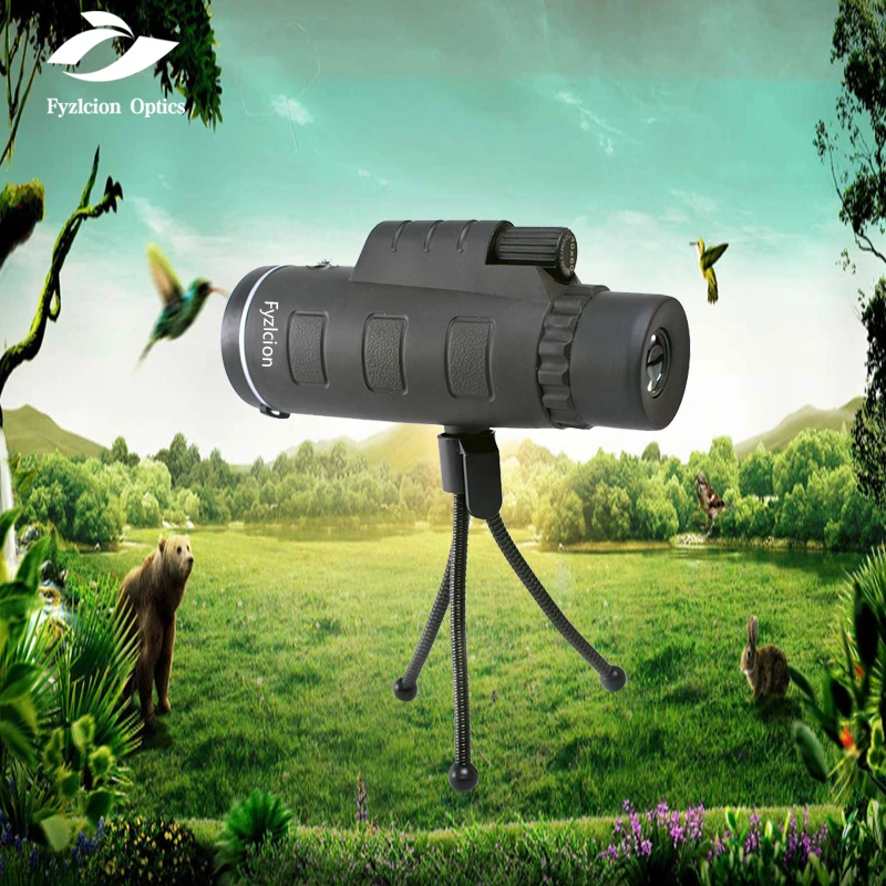 

Hunting Monocular 40x60 Powerful Binoculars Zoom Great Handheld Telescope lll night vision Military HD Professional