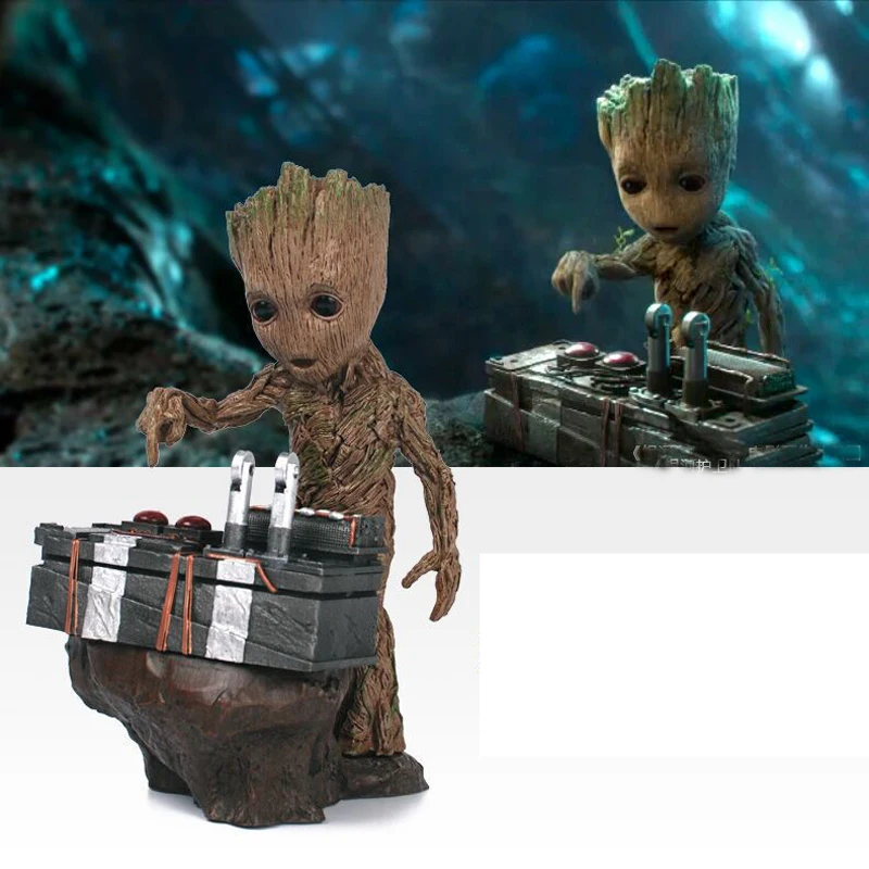 

Guardians of the Galaxy 2 DJ Tree Man Statue Action Figure Collectible Model Toy 17cm baby Resin with box
