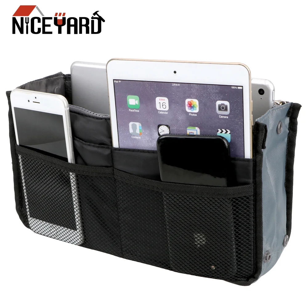 

NICEYARD Female Tote Storage Bag Cosmetic Bag Reusable Portable Beauty Pouch Foldable Travel Organizer
