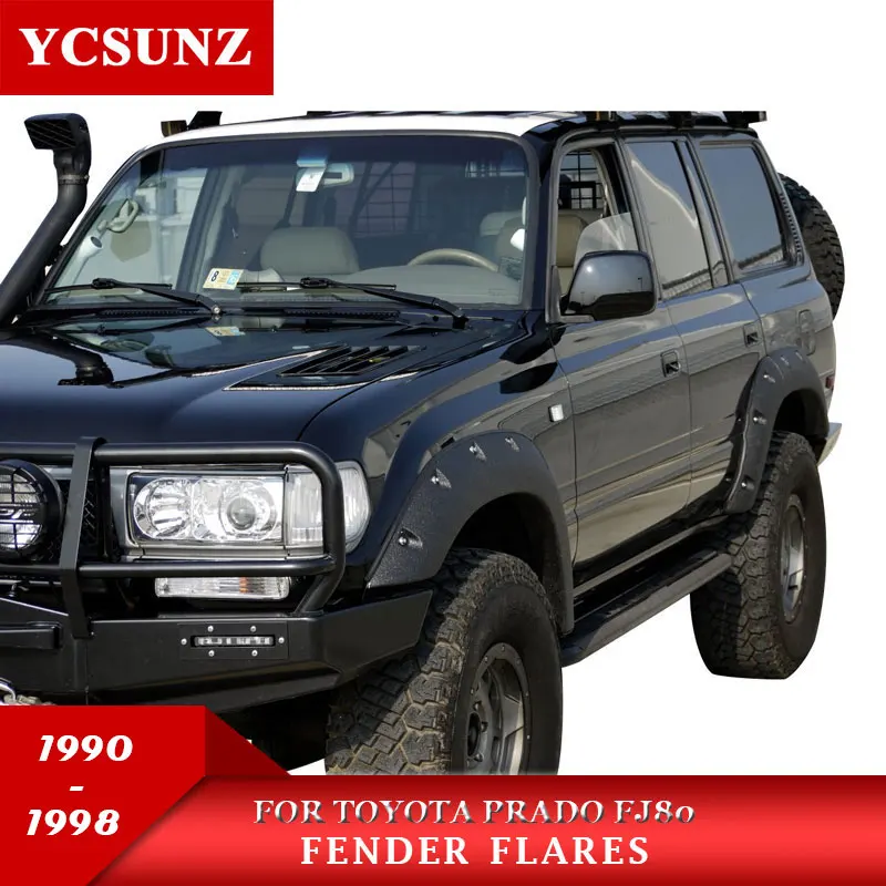 fender flares for toyota land cruiser fj80 1990 1998 wheel arch Fender