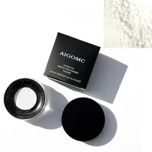 Aigomc долговечная рассыпчатая пудра для макияжа полупрозрачная пудра контроль масла натуральный ингредиент фиксирующая пудра порошок