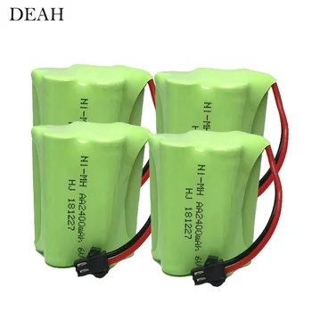 

4PCS 6V 2400mah AA NI-MH rechargerable battery pack for Remote control electric toys lighting security facilities power tools