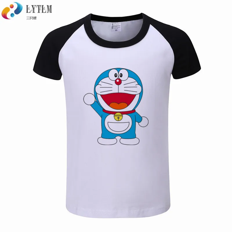 LYTLM Doraemon Tshirt Boy Fashion Cartoon Kids T shirt Drop Ship Boys T