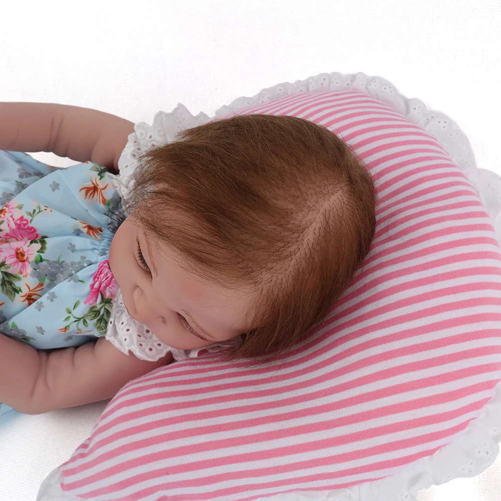 NPKDOLL Reborn Baby Doll полная виниловая девочка Реалистичная кукла Bebe возрожденная менина Младенцы 22 дюймов 55 см дети новорожденный девочка кукла