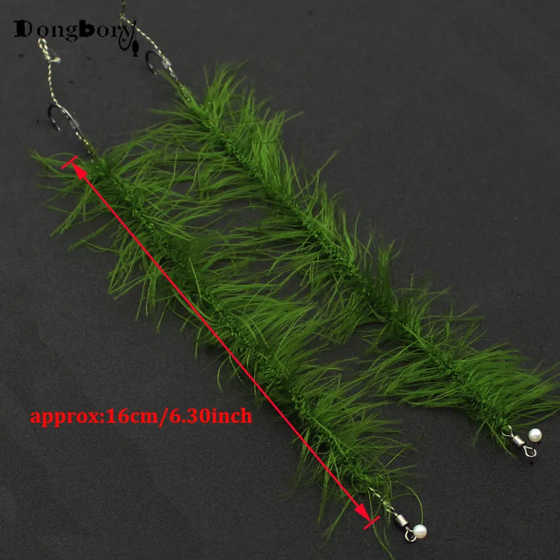 2PCS/Pack Carp Fishing Hook Link Ready Made Hair Rig Weed Line Chod Ronnie Combi Rig Accessories Terminal Tackle 2 4 6 8