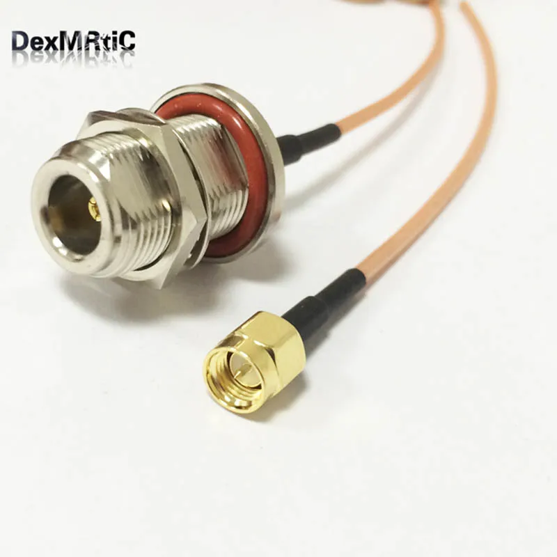 1 шт. НОВЫЙ SMA штекер в N гнездо Гайка кабель RG316 Pigtail 15 см 6 &quot/30 см/50 см/100 адаптер для беспроводного