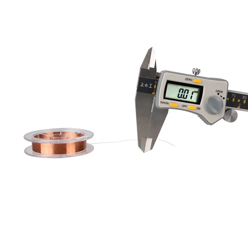 Kasi 0.01mm 0.02mm * 120m Enameled Copper Wire Polyurethane Enameled Copper Line Soldering Solder For iPhone Chip Conductor Wire