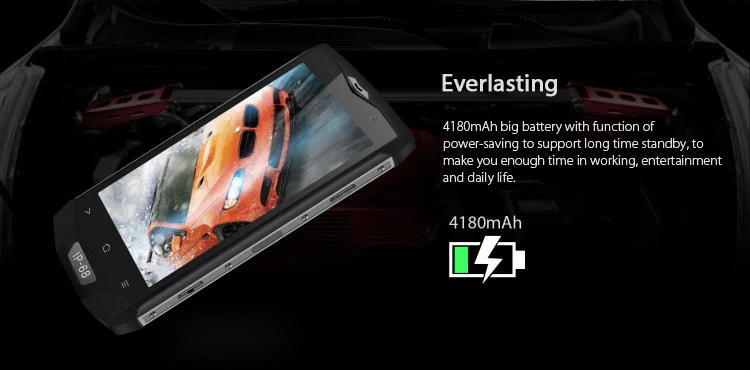 Stock in Europe BLACKVIEW BV8000 PRO 6GB RAM 64GB ROM MTK6757 2.3GHz Octa Core 5.0 Inch Corning Gorilla Glass 3 Sharp FHD Screen Android 7.0 IP68 Waterproof Rugged 4G LTE Smartphone