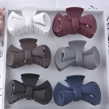 12 шт. бантом клип леди волосы в ванной простой зеленый пластиковая шпилька