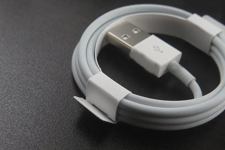 20 шт. E75 чип USB кабель OD 3,0 мм Быстрая зарядка USB кабель синхронизации данных 6 футов Foxconn 1 м USB кабель для iPhone 7 8 Plus XR XS Max