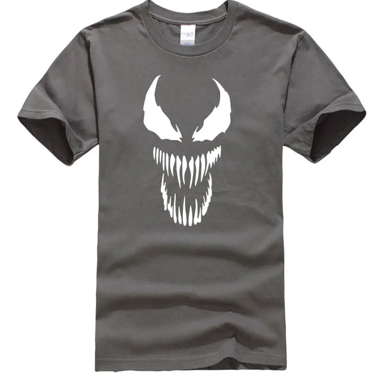 Новинка 2018 футболки Venom мужские летние с коротким рукавом из 100% хлопка