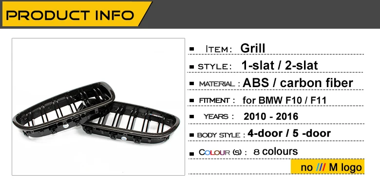 M5 углеродное волокно спереди ABS почек Бампер решетка для BMW 5 серии F10 F11 520d 523i 530d 530i 540i 535i 528d 2010