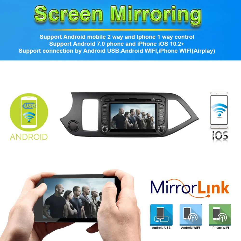 Flash Deal 4G LTE 8 Inch Android 8.0 Octa Core Car DVD GPS Navigation For Kia Picanto Morning 2011-2016 Multimedia Player Head Unit WIFI 4G 3