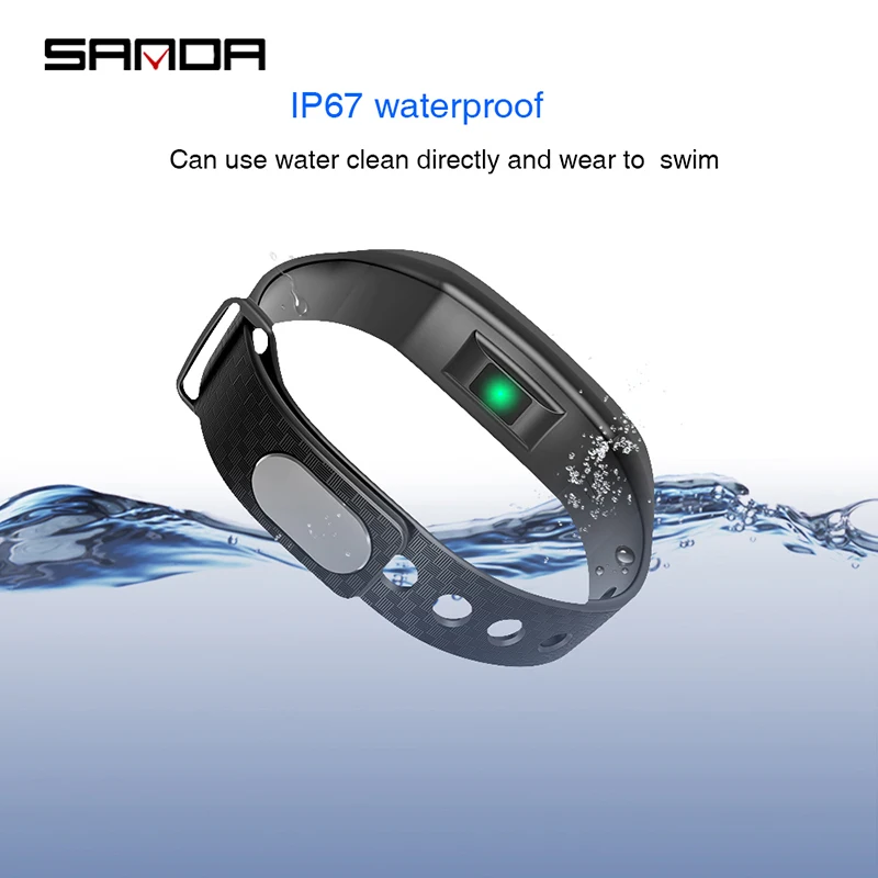 

Smart Watch SANDA Heart Rate Monitor Bluetooth Men Fitness Tracker Bracelet Smartwatch Sports Pedometer Calorie Wrist Watches