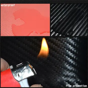 

4Pcs Carbon Fiber Car Door Sill Scuff Threshold Cover Sticker Prevent Scratches