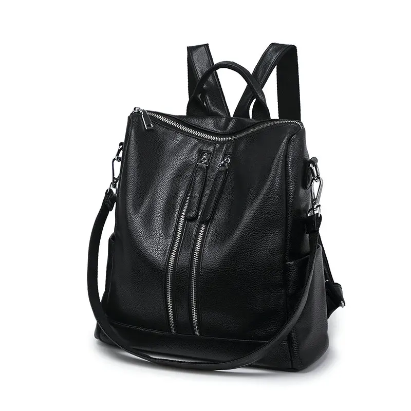 

2017 Hot Sale Fashion Casual Hard Solid Backpack Women Han Ban Leather High Quality Schoolbag College Style Backpack