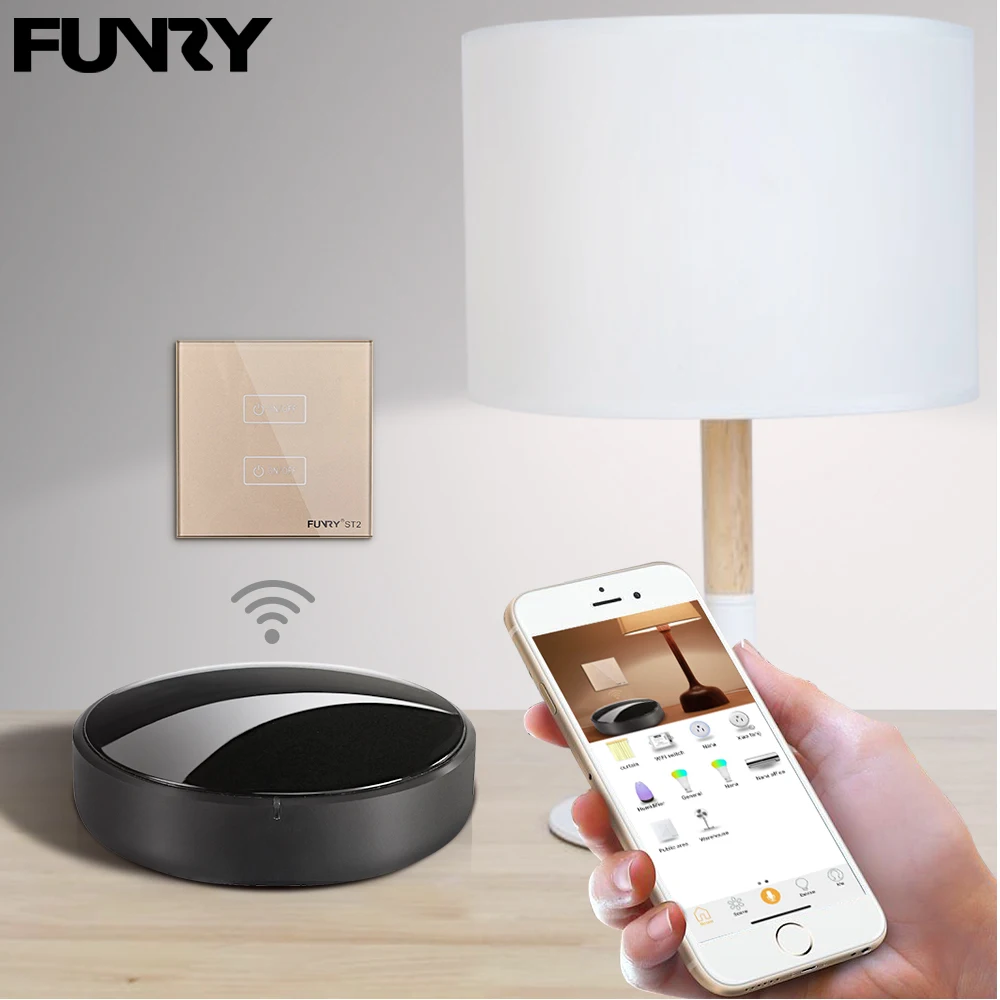 

Original Funry Switch RC mini Smart Wireless Remote Control RF433MHz/315MHz WIFI 2.4GHz Smart Home Automation Control Switches