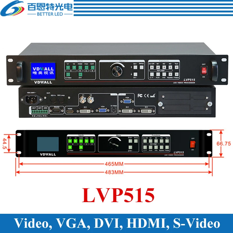 

VDWALL LVP515 Support 1920*1080 pixels High quality LED display video Processor