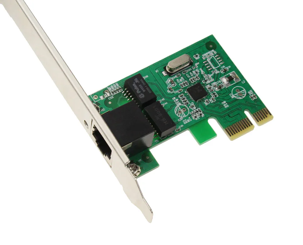 Gigabit Ethernet LAN низкий профиль PCI Express (PCIe) сетевой контроллер карты 10/100/1000 м RJ-45 RJ45 сетевой адаптер конвертер для ПК