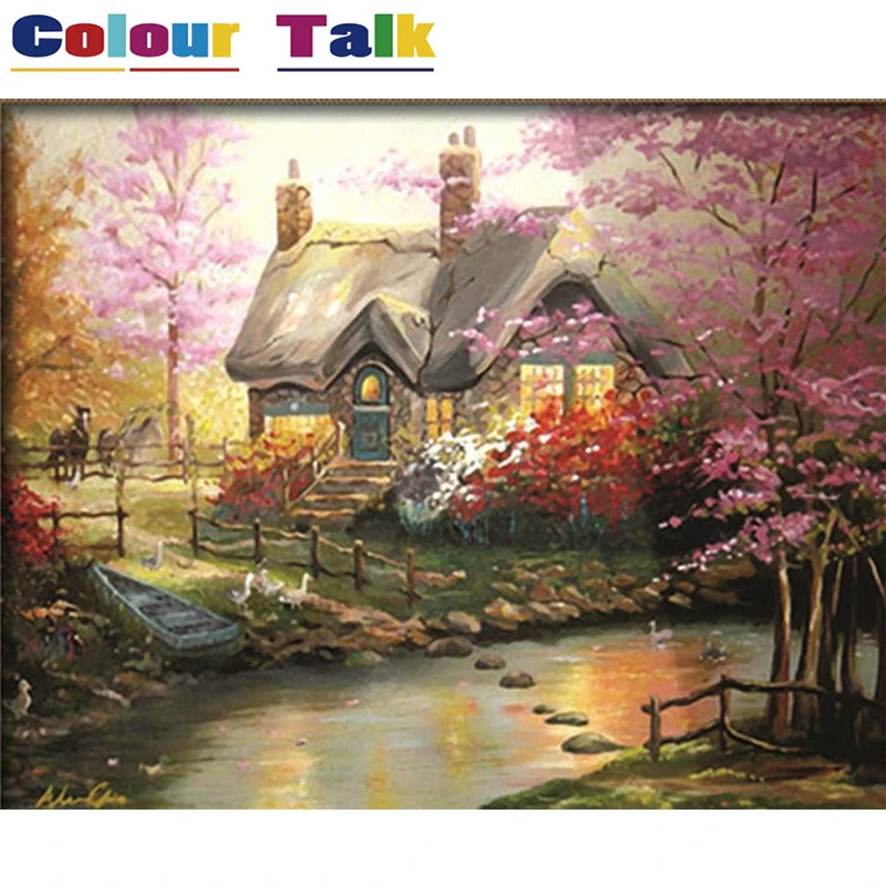 Buy DIY Painting by Numbers on Canvas for Living Room