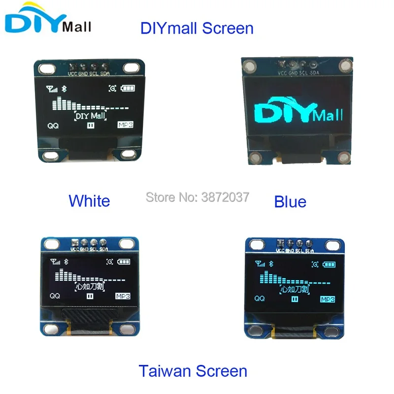 5 шт./лот DIYmall 1 3 &quot1 дюймовый oled дисплей модуль ЖК экран 128X64 I2C IIC Серийный SH1106 для