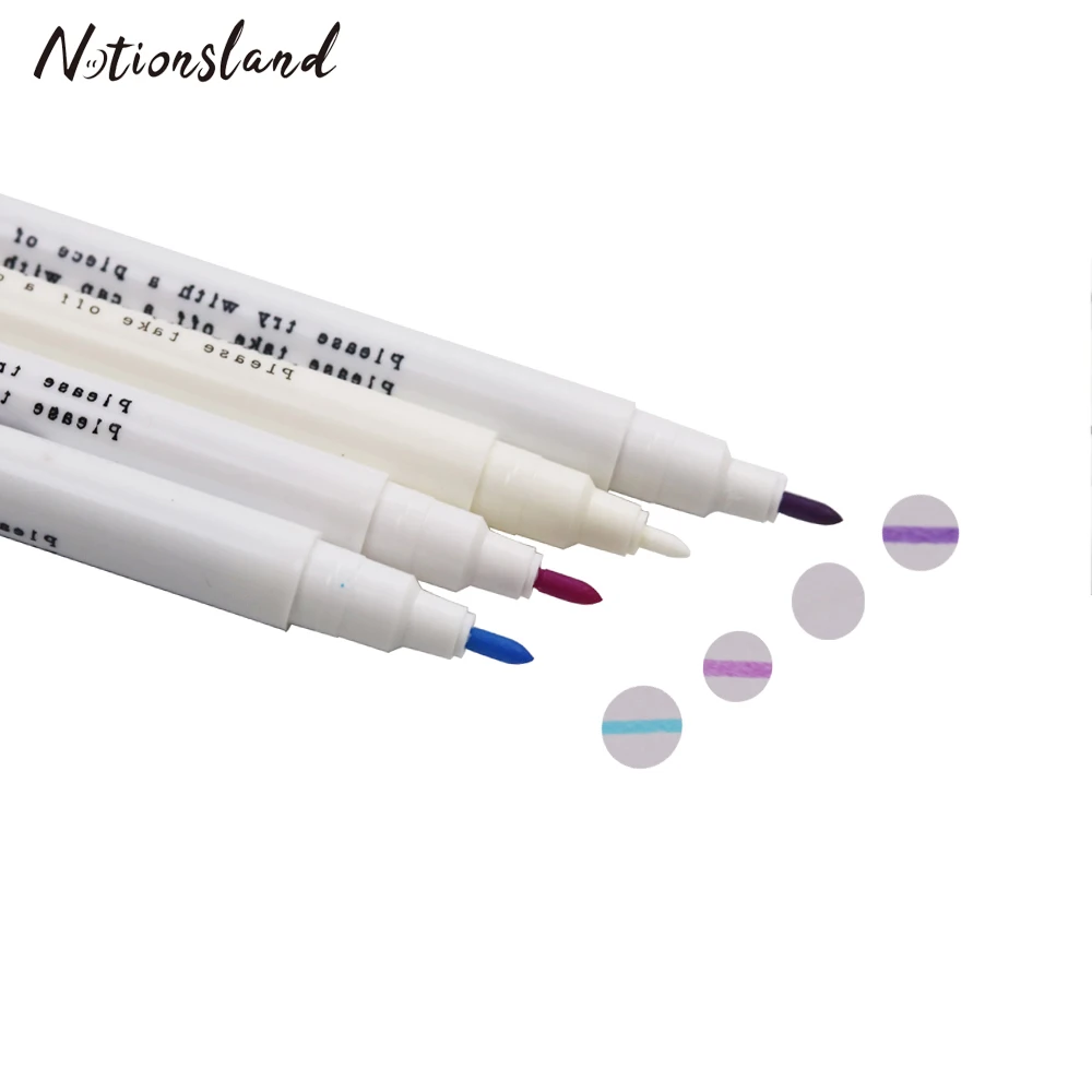 

15cm Water Erasable Pen Fabric Marker Replace Tailor Chalk Sewing Tools Tailoring Accessories 4 Colors