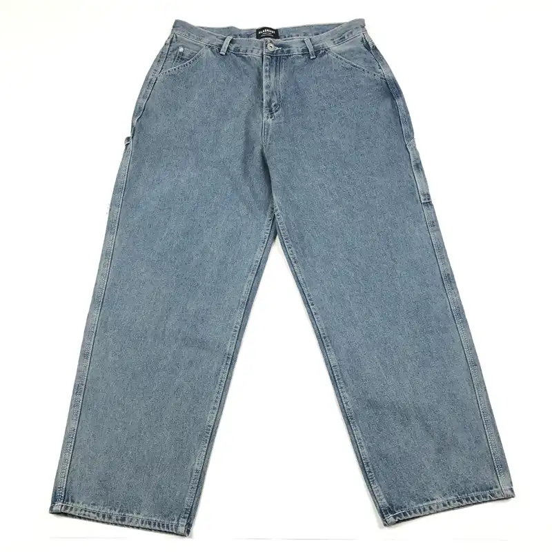 mens jeans wide leg opening