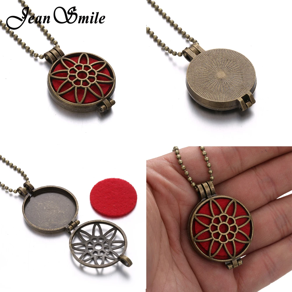 Новый ароматерапия Цепочки и ожерелья серебро бронза сова подвеска в форме масло