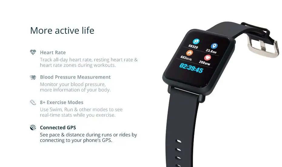 COLMI Smart Watch M28 IP68 Waterproof Bluetooth Heart Rate Blood Pressure Smartwatch for Xiao mi Android IOS Phone 7_31