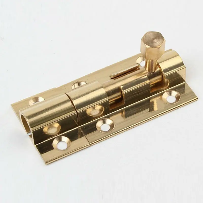 Buy 1Pcs 3inch Pure copper Door/window Bolt Latches
