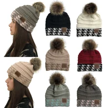 Winter Brand Female Ball Cap Pom Poms Winter Hat for Women Girl 'S Hat Knitted Beanies Cap Hat Thick Women'S Skullies Beanies Winter Brand Female Ball Cap Pom Poms Winter Hat for Women Girl 'S Hat Knitted Beanies Cap Hat Thick Women'S Skullies Beanies
