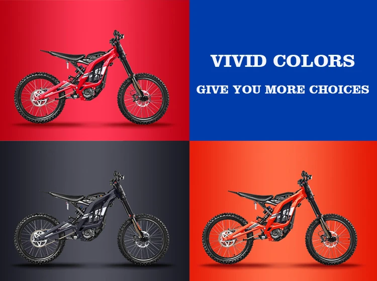 Cheap E-Motor Sur-ron Light Bee X version Electric motocycle off-road electric mountian bicycles super Ebike all terrain SUV 3