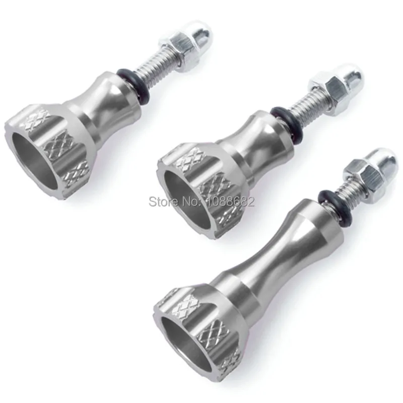 3PcsSet Aluminum Thumb Knob Screw for Mini Camcorder GoPro Hero 4 3 SJ4000 SJ5000 Mount Accessories (17)