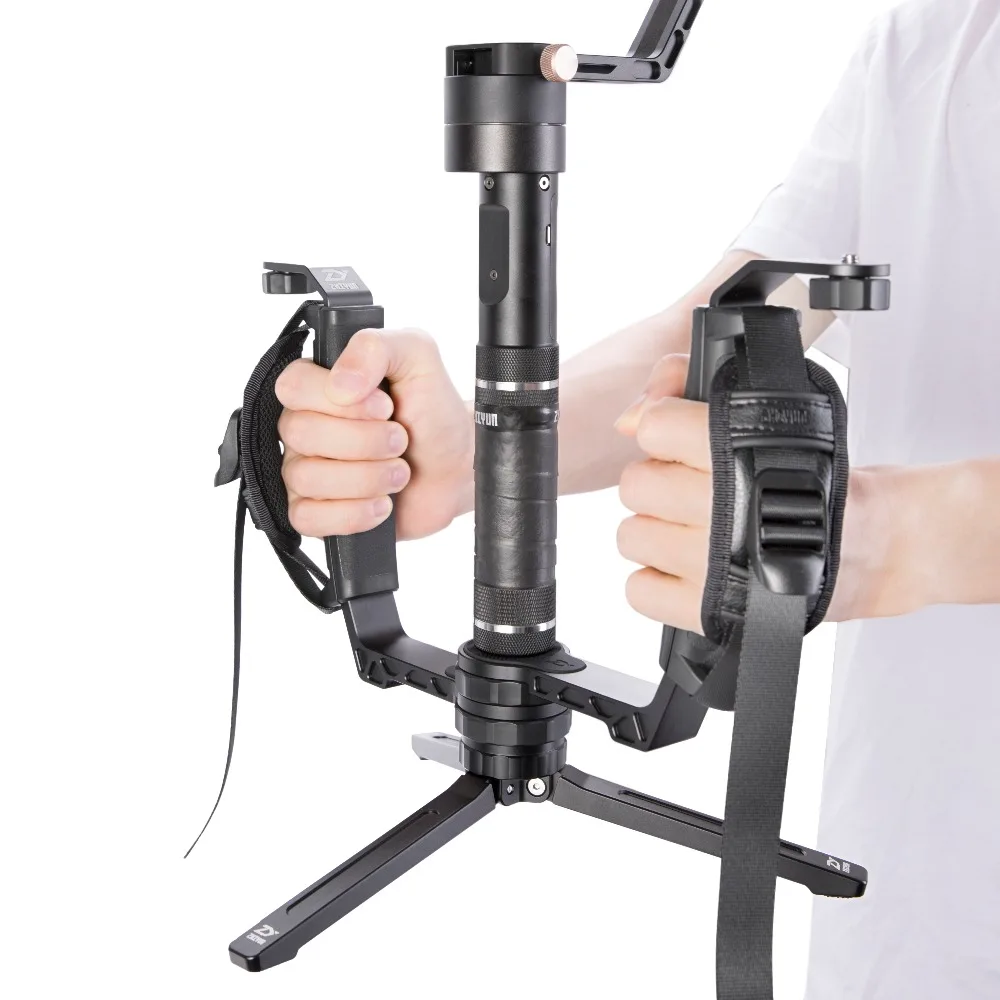 ZHIYUN Official Crane 2 Gimbal Accessories Kit Handle Grip L Bracket TransMount Mini Dual Grip for  - 32855238905