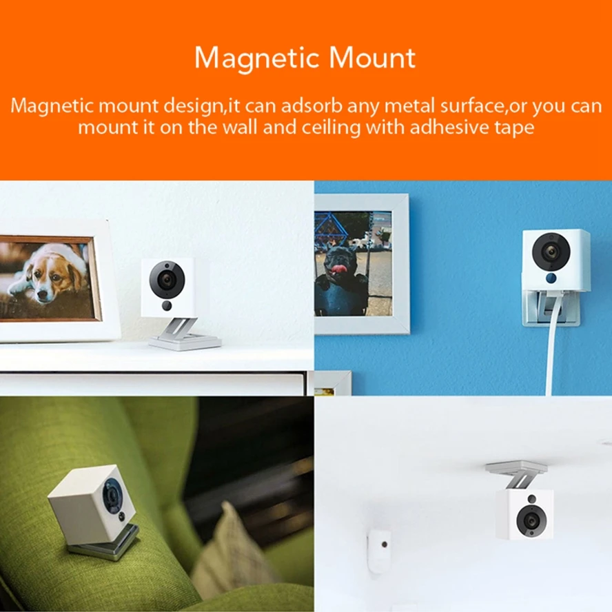 Оригинальный Новый Xiaomi Mijia CCTV Xiaofang цифровая зум смарт камера IP 110 градусов 8X 1080P WIFI