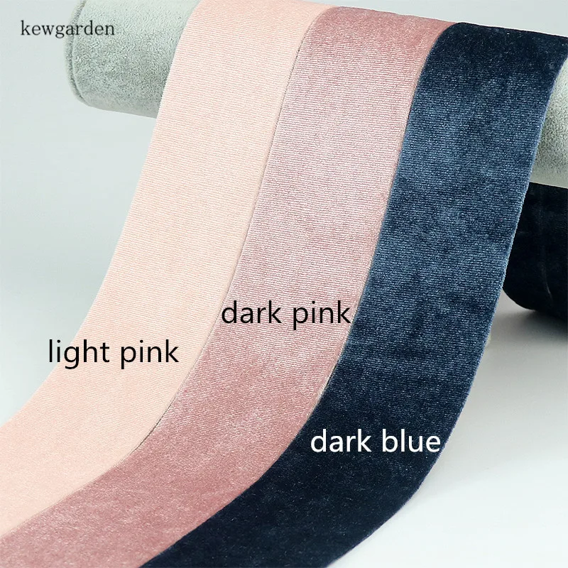 

Kewgarden 50mm 2" Flannel Layering Cloth Ribbons Handmade Tape DIY Bowknot Bow tie Satin Ribbon Caroset Riband 3m/lot