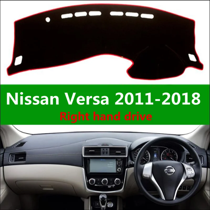 Taijs Prevent Bask In Mat Car Dashboard Pad for Nissan Versa 2011 2018