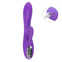 7 Vibration Modes G-spot Rabbit Vibrator for Women Powerful Clitoris Stimulation Massager Waterproof Dildo USB Rechargeable