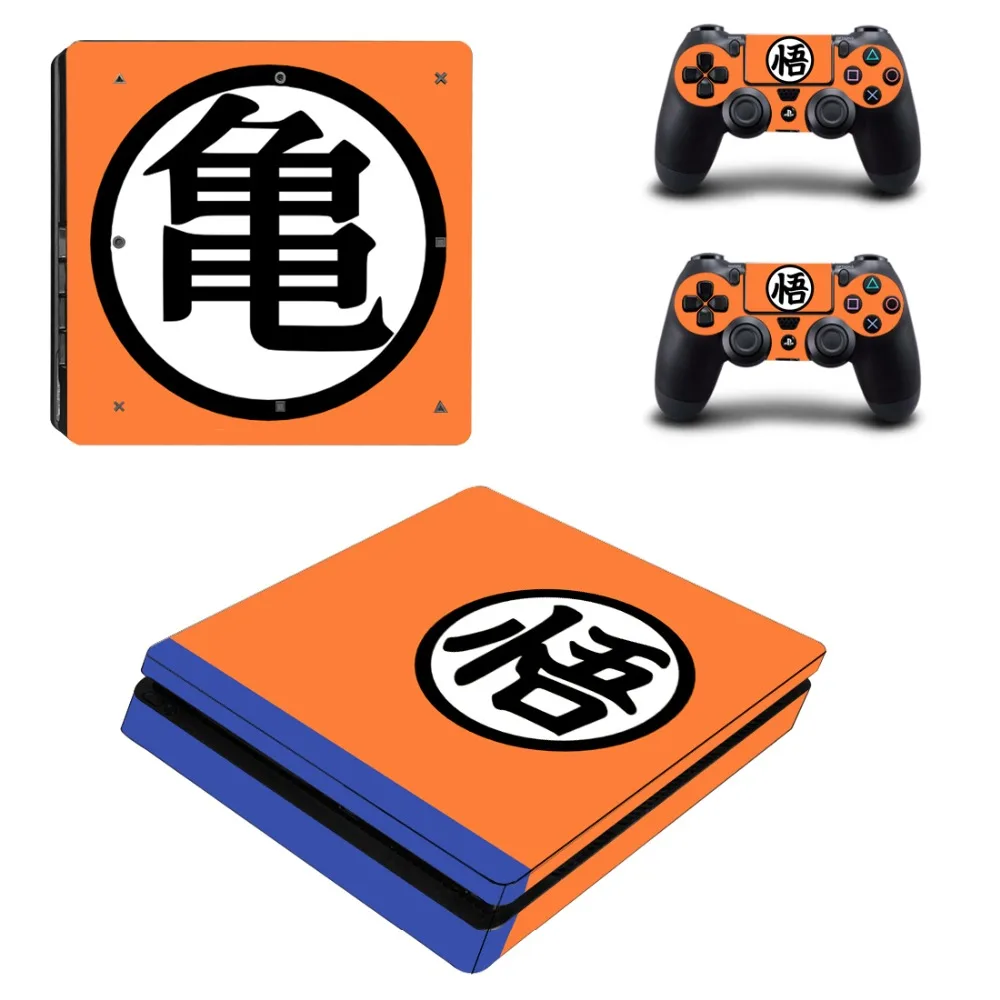 Аниме Dragon Ball и Super Goku PS4 Slim Skin стикер для консоли Sony PlayStation 4 контроллеров наклейка