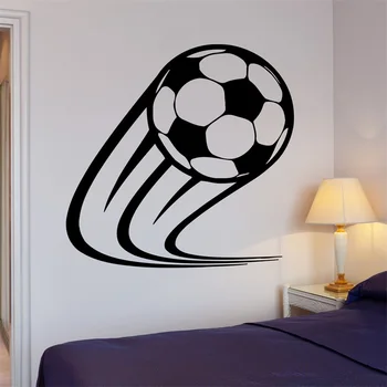 

Wall Decal Soccer Kick Football Ball Sport Decor For Living Room