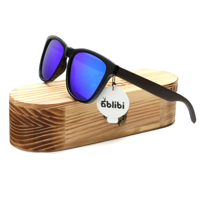 Дерево поляризованных солнцезащитных очков для Для мужчин Винтаж Бамбук Деревянные Солнцезащитные очки для женщин Для мужчин